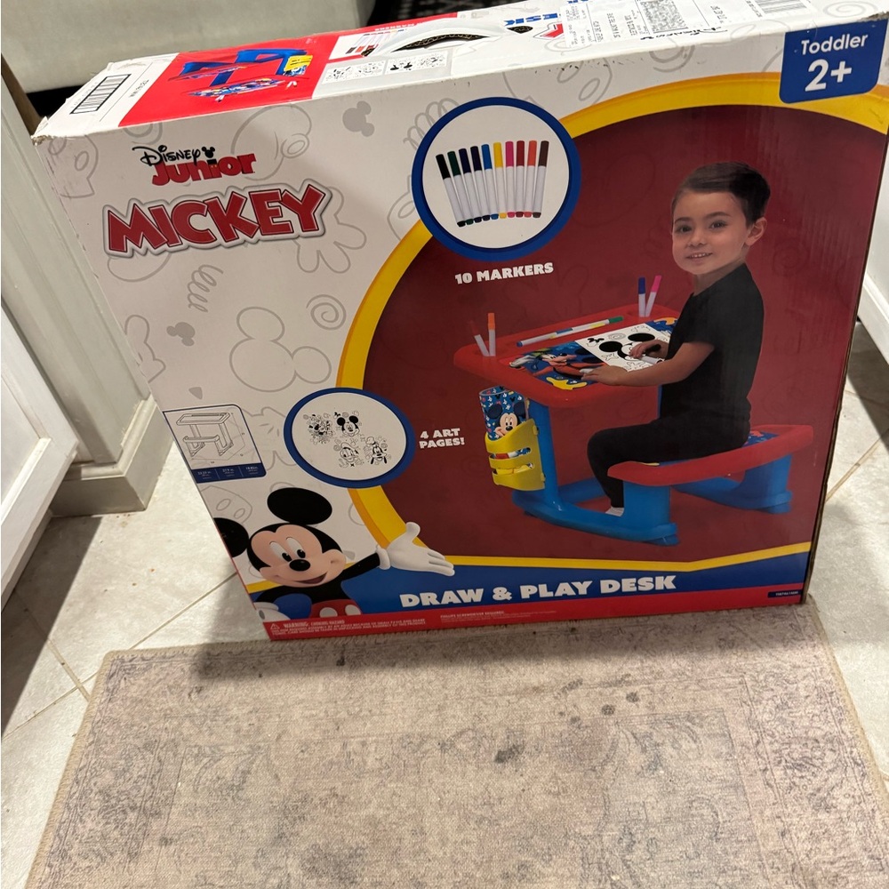 Disney Mickey Mouse Creative Desk - Red and Blue
